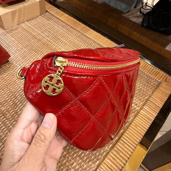 Best Price‼️Tory Burch Willa Belt Bag 169899 Berry $450 - Picture 4 of 9